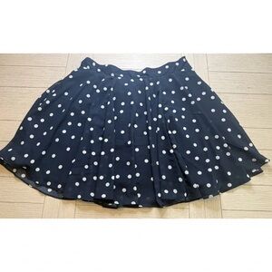 Polka Dot Black Skirt
